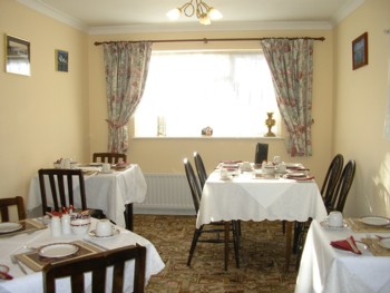 The dining room