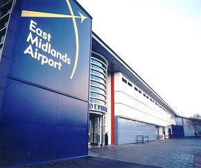 A view of East Midlands Airport